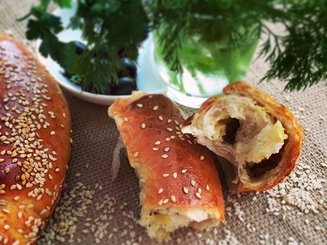 Хлеб с пармезаном и итальянскими травами