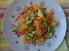 Салат с кукурузой, авокадо и овощами