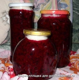 Холодное варенье из чёрной смородины