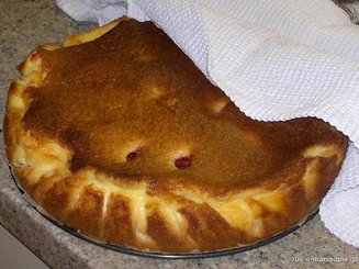 Чизкейк со сливой