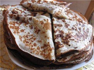 Блины на кефире ажурные, даже для тех, кто с ними на Вы