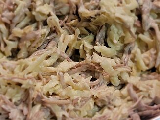 Салат "Ташкент". Из зеленой редьки и мяса