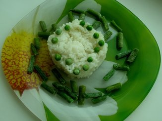 Рис с чесноком и сливочным маслом