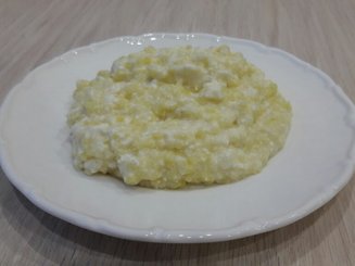 Пшенная каша с творогом