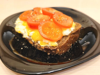 Smørrebrød - Бутерброд с яйцом и сыром
