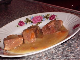 Тушеная говядина в старинном вкусе
