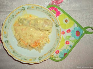 Курочка в сырном соусе