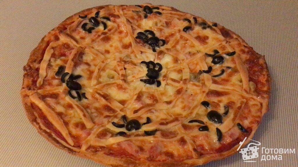 Пицца из слоеного теста - пошаговый рецепт с фото на Готовим дома