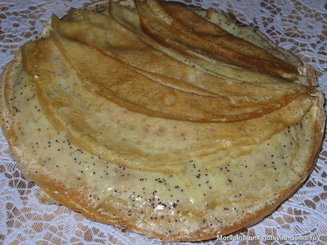 Французские маковые блинчики