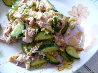 Салат "Куриная горка"