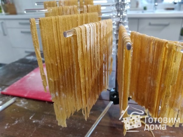 Домашняя Итальянская паста. Фетучини, лазанья, спагетти, таглиолини фото к рецепту 5