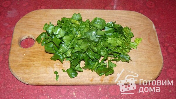 Зеленый салат с рукколой и шпинатом фото к рецепту 1