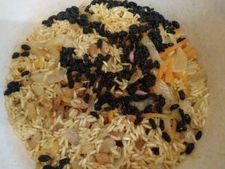 Плов бухарский без мяса