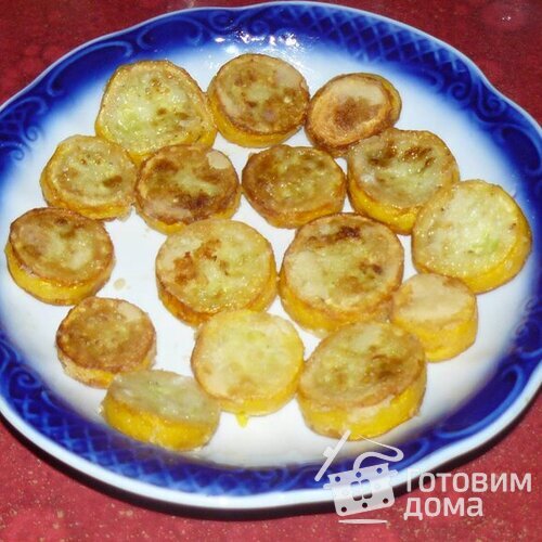Жареный кабачок в муке