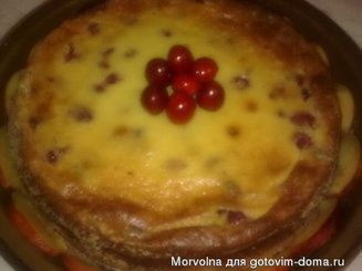 Сметанно-ягодный пирог