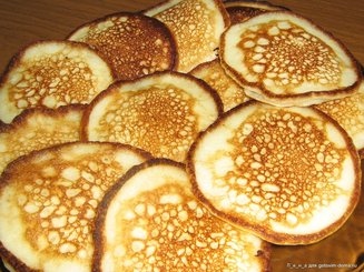 Оладушки на кефире