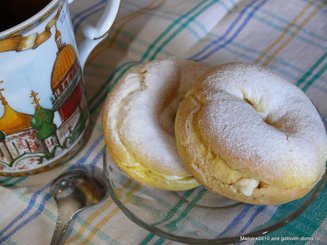 Кольцо с творожным кремом