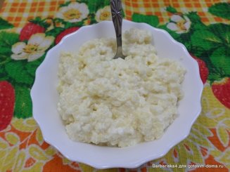 Пшенная каша с творогом