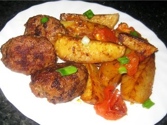 Итальянские котлеты с картофелем по-деревенски