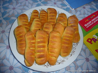 Воздушные тыквенные булочки на сгущенке