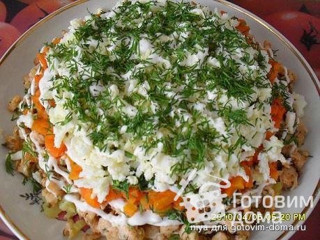 Салат из курицы &quot;Деревенский&quot;