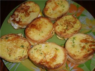 Гренки с шоколадом или с сыром