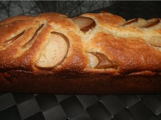 Творожный кекс с грушами