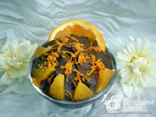 Шоколадный мусс с авокадо и апельсином фото к рецепту 1