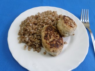Куриные котлеты с яблоком