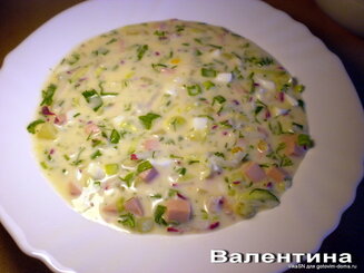 Окрошка мясная