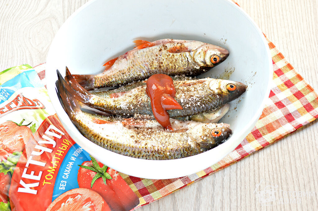 Речная рыба в духовке — Пошаговый Кулинарный Рецепт Приготовления Рыбы с Фото
