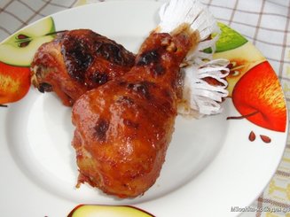 Маринованная  и запечёная курица