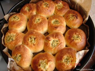 Булочки с ароматическим сливочным маслом