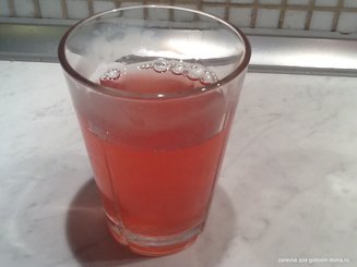 Компот "Осенний" из яблок и винограда