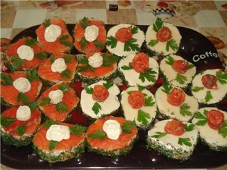 Праздничные бутерброды