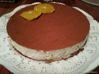 Торт-тирамису с апельсинами