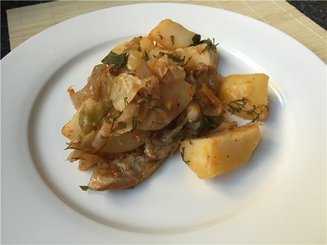 Курица с овощами