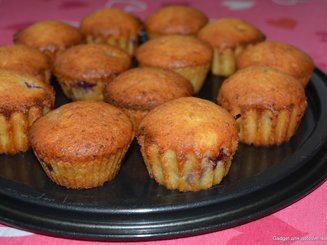 Творожные  кексы с ягодами