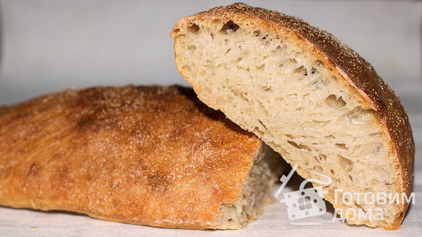 Домашний хлеб без вымешивания фото к рецепту 3
