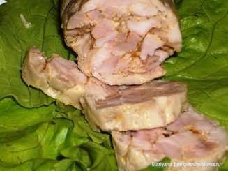 Колбаса куриная домашняя быстрого приготовления