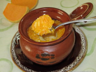 Кукурузная каша с тыквой