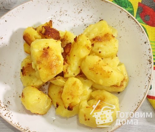 Сливочная картошка с хрустящей корочкой в духовке