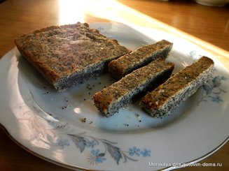 Кукурузный пирог с маком