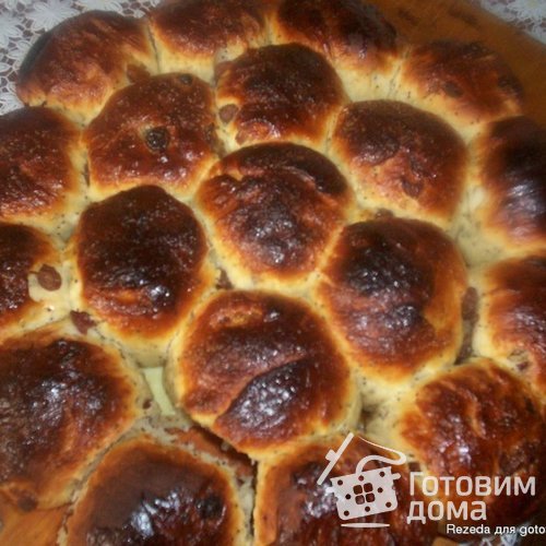 Булочки с маком и изюмом