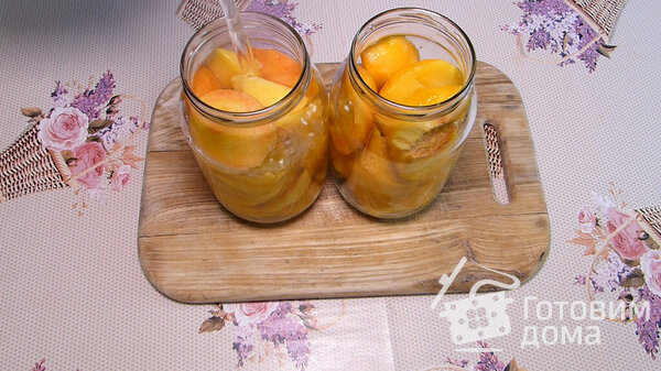 Персики в сиропе на зиму фото к рецепту 2