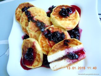 Сырники с кукурузной мукой