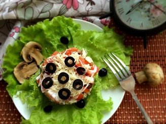 Салат "Мясо по французски"