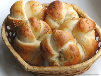 Немецкие булочки с секретом (Laugenbrötchen)