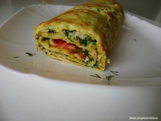 Рулет из кабачка