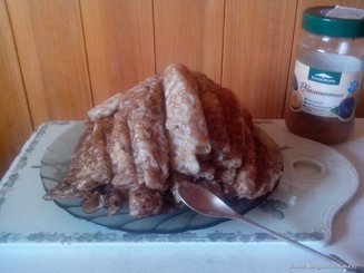 Заварные блины на кефире